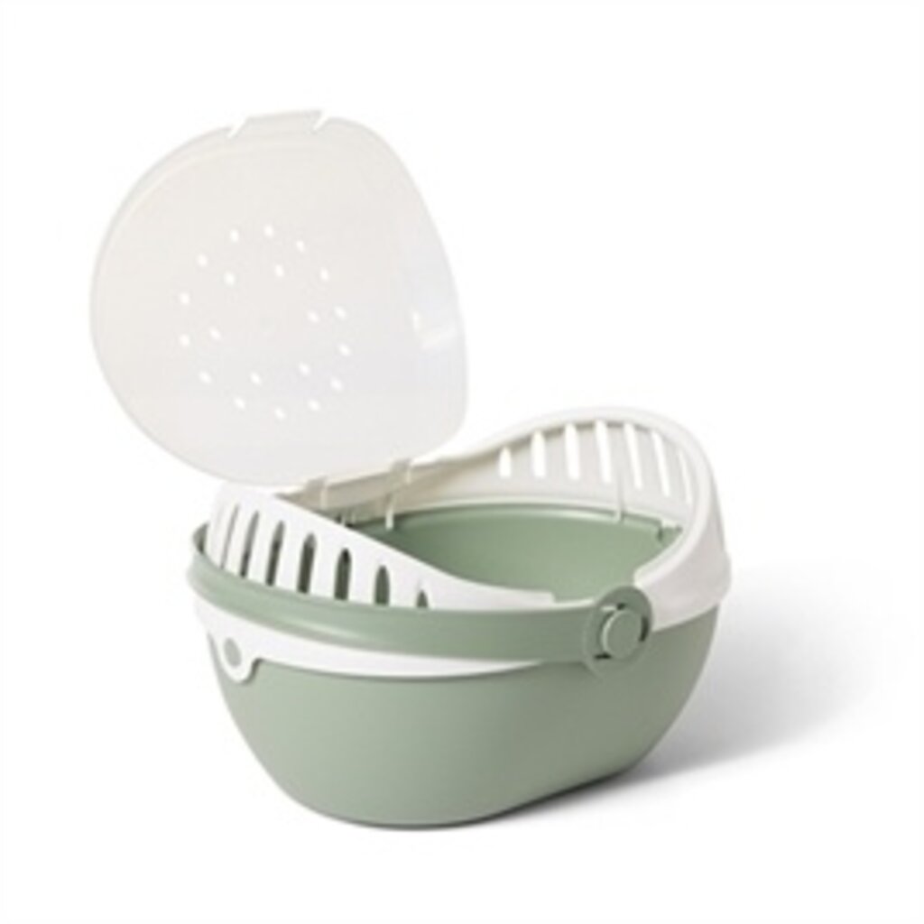 savic Savic Transportbox Elmo Botanisch Groen 30,5 cm x 24,5 x 20,5 cm