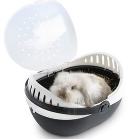 savic Savic Transportbox Elmo Zwart / Wit 36 x 28 x 22 cm