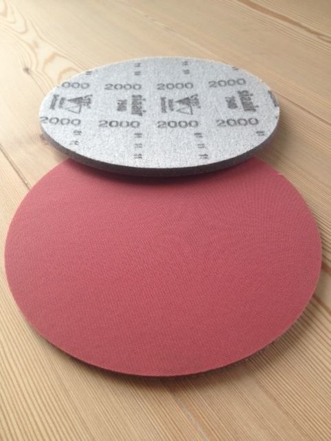 Velvet disc 150mm Grit 2000