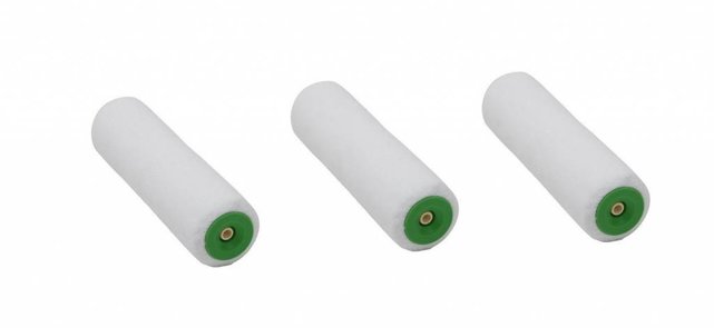 Special mini paint rollers 10 cm for all Oil and Lacquer (set of 3 pieces) Special mini paint rollers 10 cm for all Oil and Lacquer (set of 3 pieces)