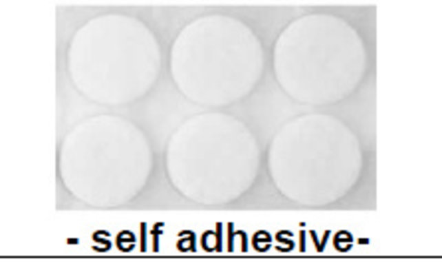 Rond Meubelvilt Zelfklevend (Superactie)