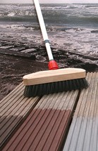 Terras Schrobber met steel (Silicium)
