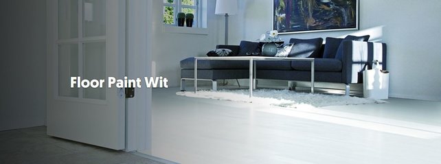 Vloerverf / Floorpaint WIT 2,5 Ltr Vloerverf / Floorpaint WIT 2,5 Ltr