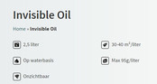 No 1 Invisible Oil