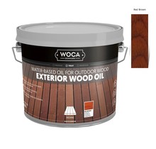 Exterior Oil RED BROWN for Terrace, Furniture, Log Cabin etc.