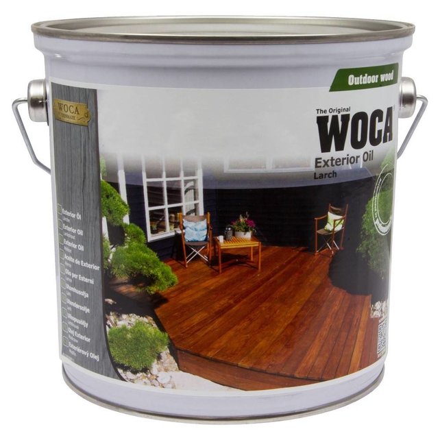 Exterior Oil LARIKS voor Terras,Meubel,Blokhut enz. Exterior Oil LARIKS voor Terras,Meubel,Blokhut enz.