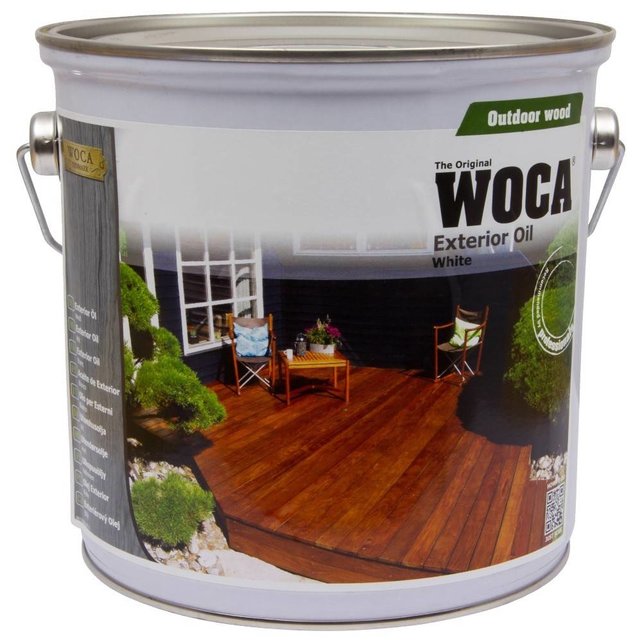 Exterior Oil WIT voor Terras,Meubel,Blokhut enz.