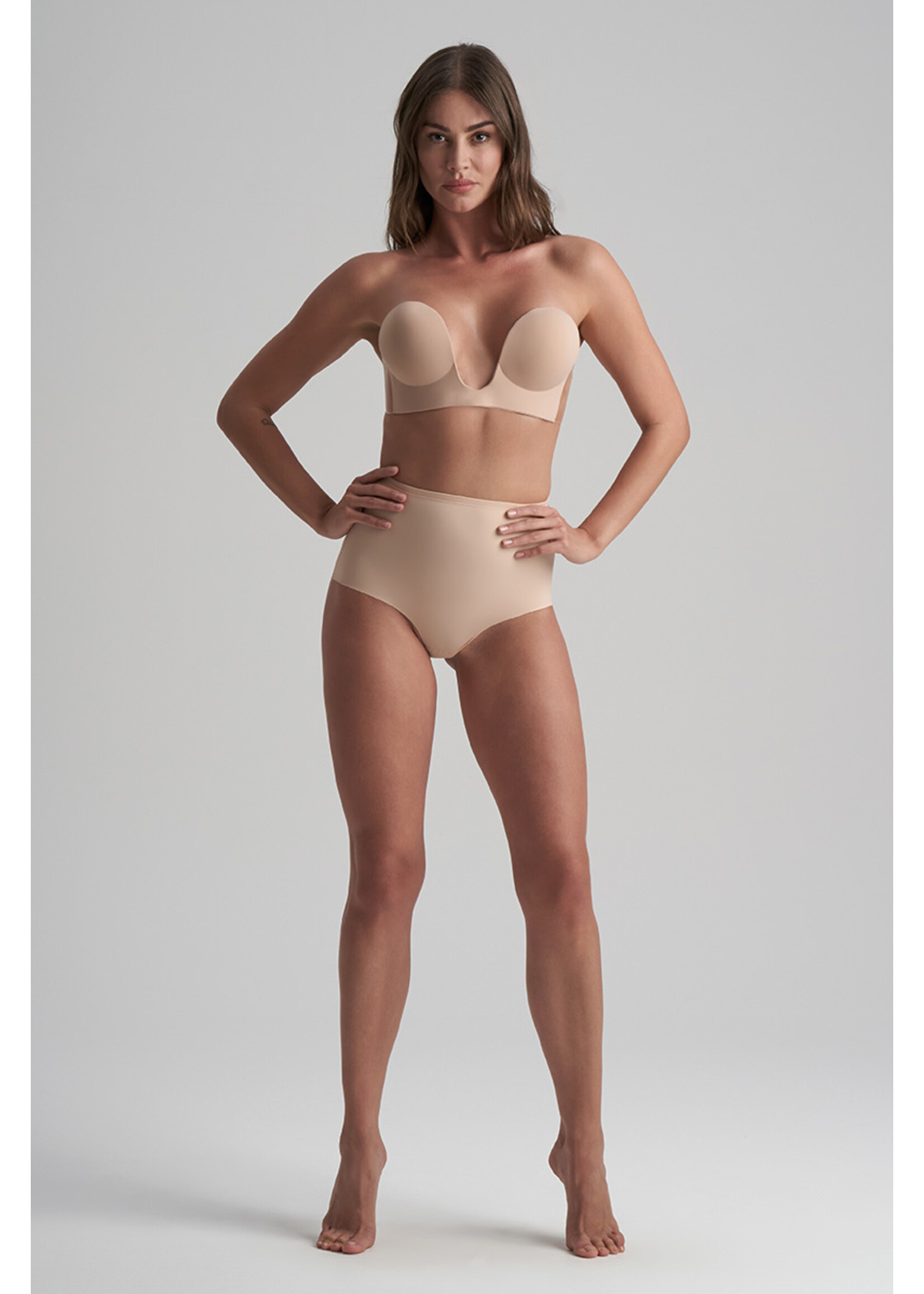 BYE BRA Seamless U-style Bra Beige B