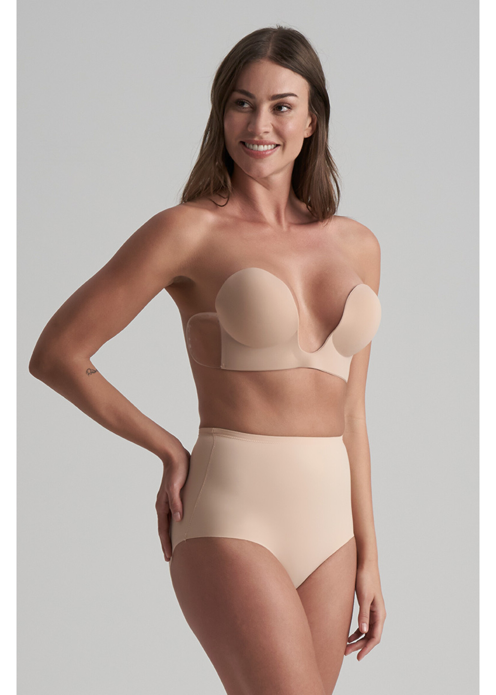 BYE BRA Seamless U-style Bra Beige B