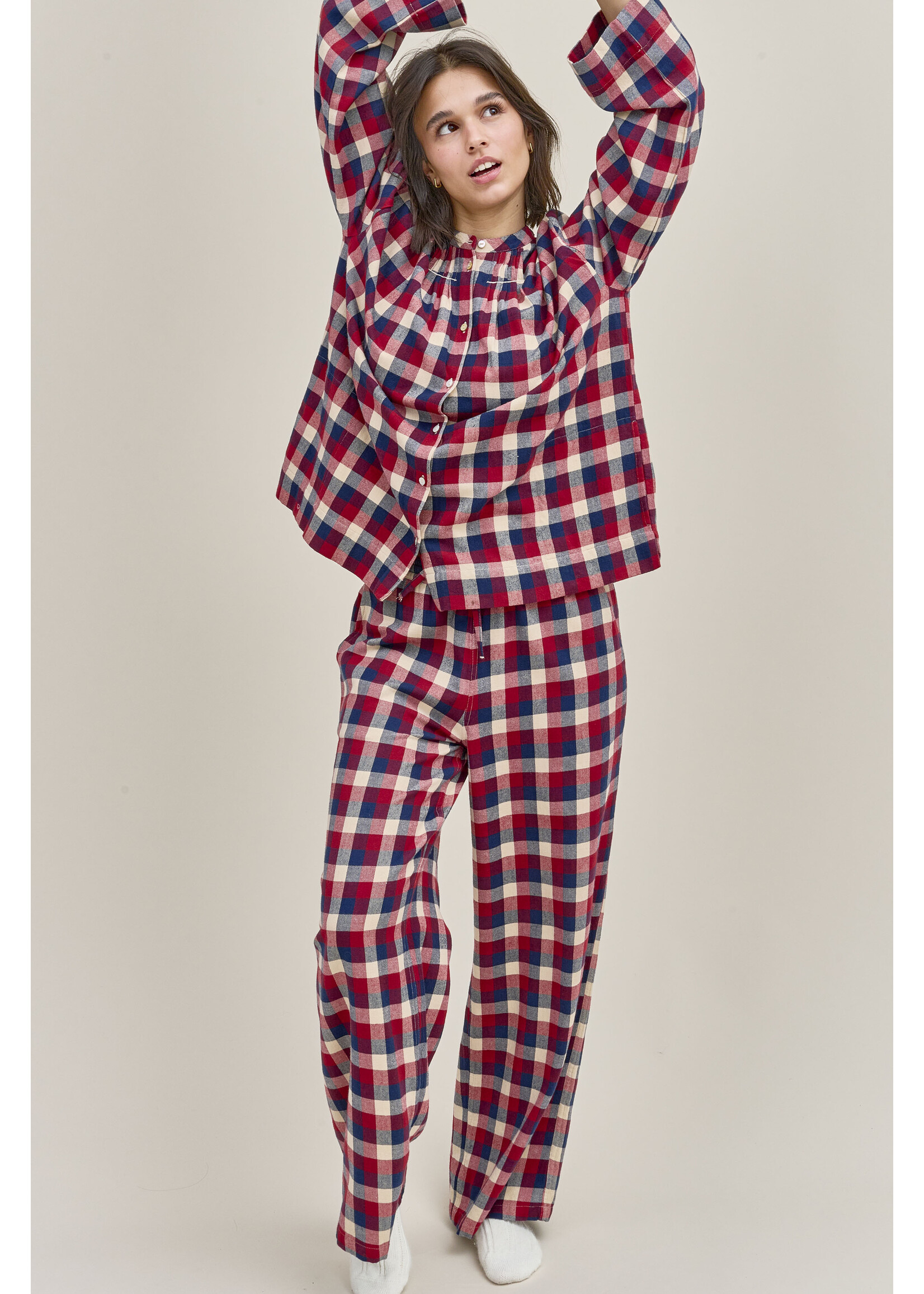 Dorélit Dorélit Nadia+Alkes Pyjama Claret Ruit
