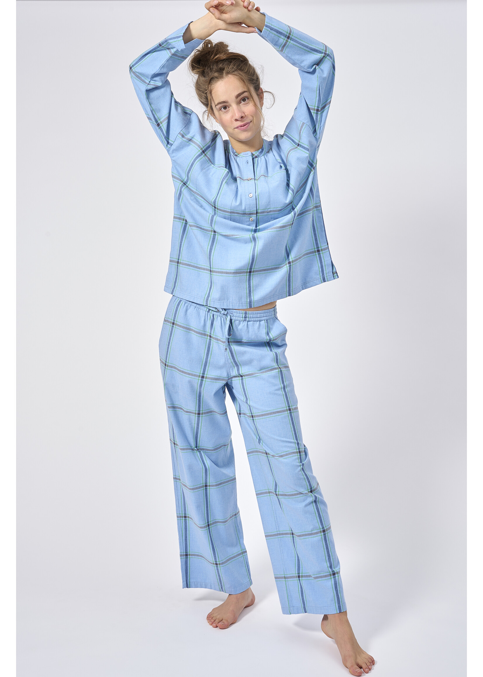 Dorélit Dorélit Nikki+Alkes Pyjama Denim Ruit