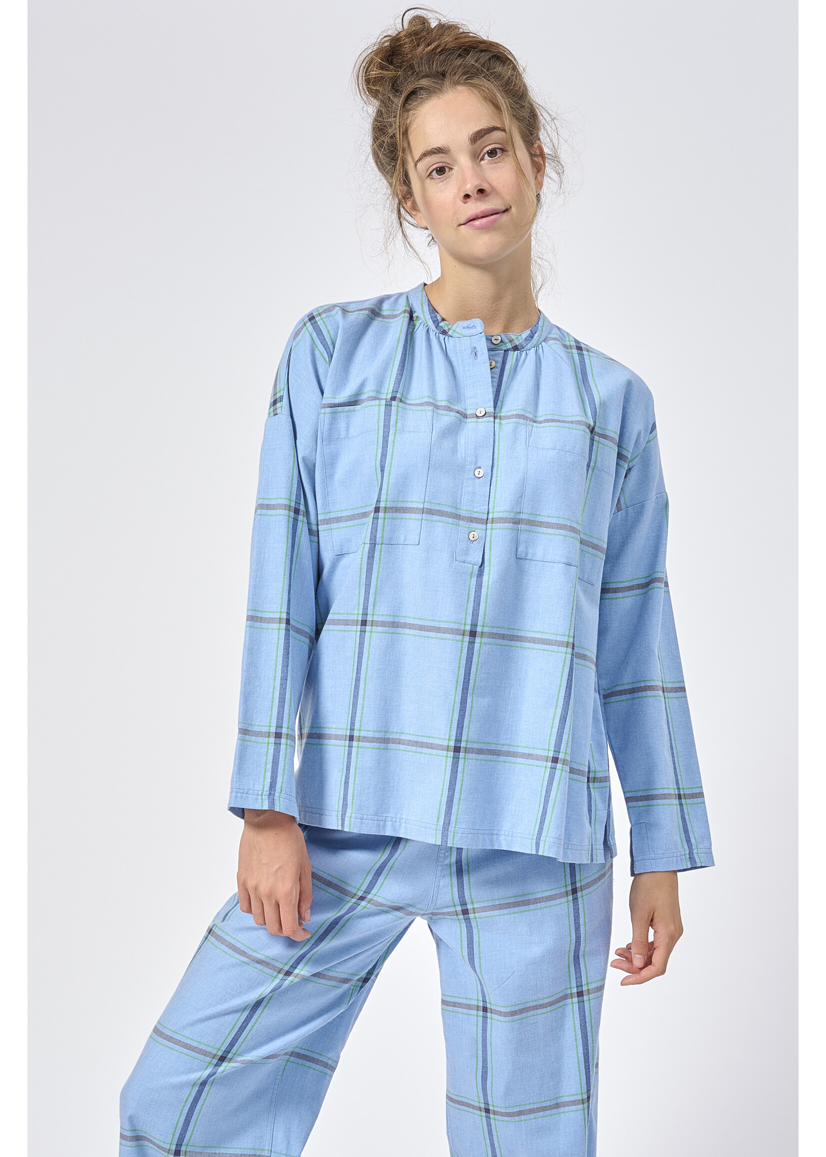 Dorélit Dorélit Nikki+Alkes Pyjama Denim Ruit