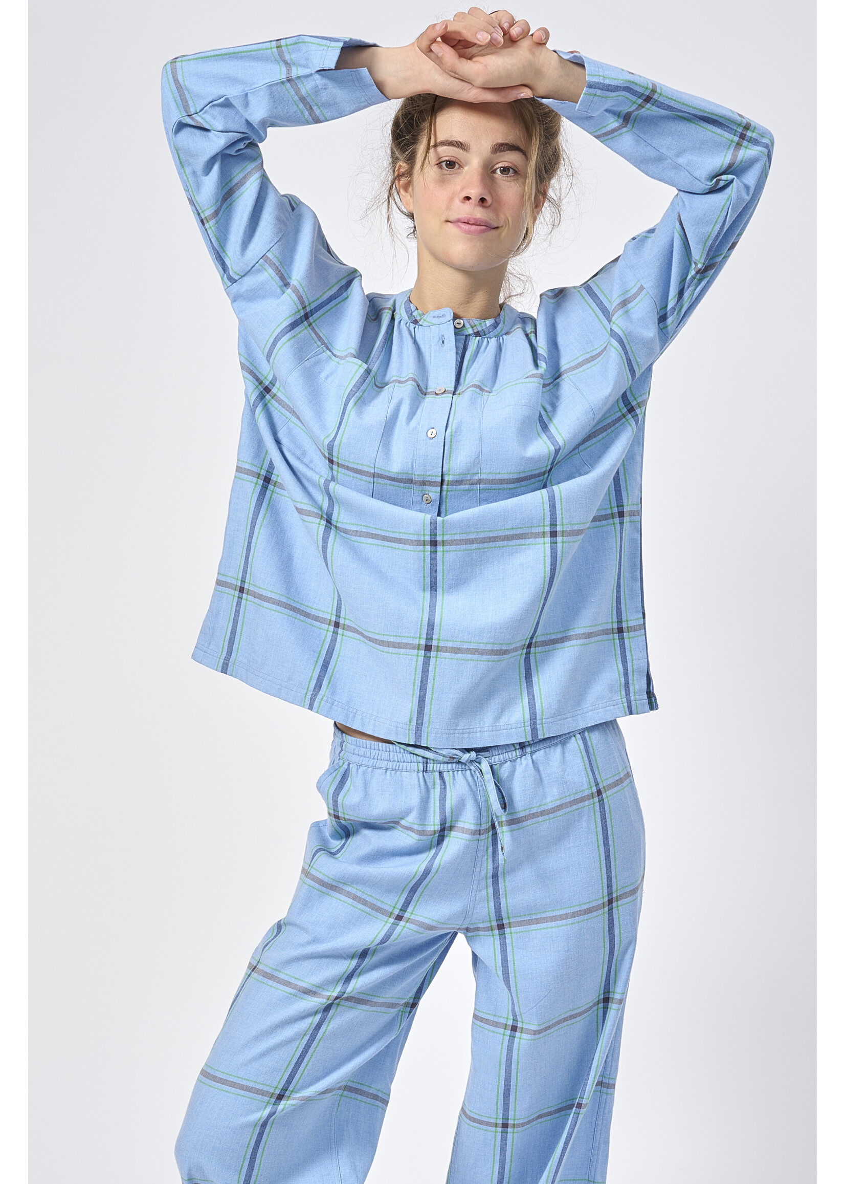 Dorélit Dorélit Nikki+Alkes Pyjama Denim Ruit