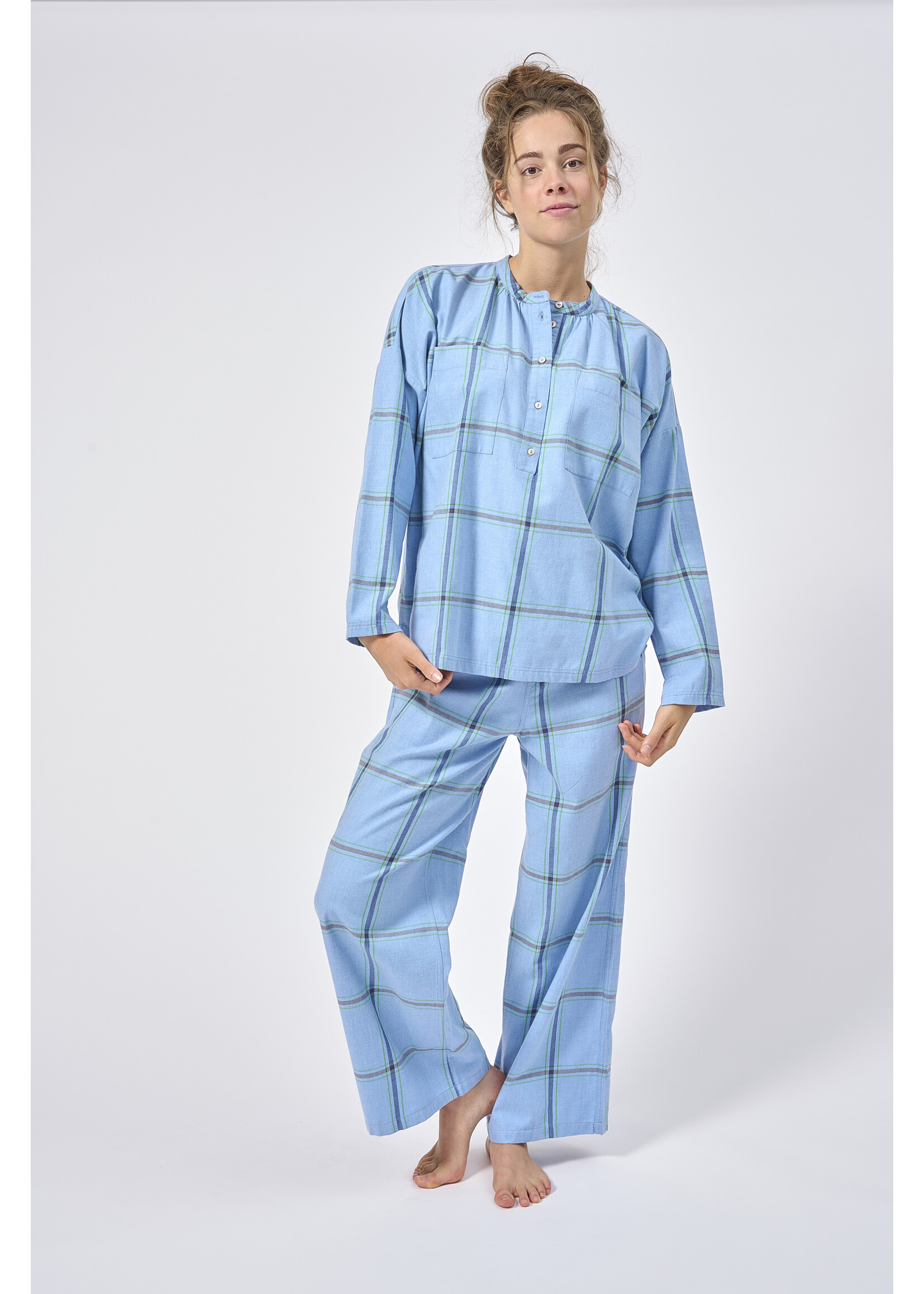 Dorélit Dorélit Nikki+Alkes Pyjama Denim Ruit
