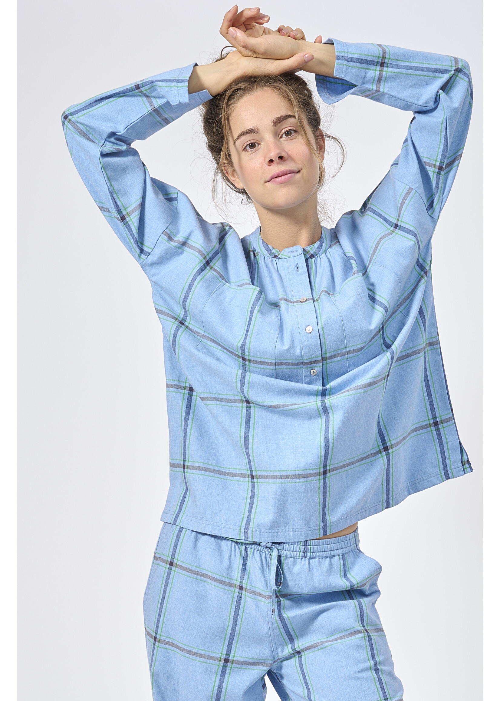 Dorélit Dorélit Nikki+Alkes Pyjama Denim Ruit