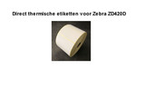 Etiketten voor ZD420D 