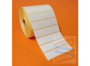 Zebra etiket 76x25mm, 2.580 per rol, doos 12 rol