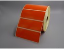 Zebra 102x38mm, Oranje rol à 1.790 etiketten