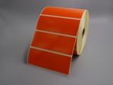 Zebra 102x38mm, Oranje rol à 1.790 etiketten