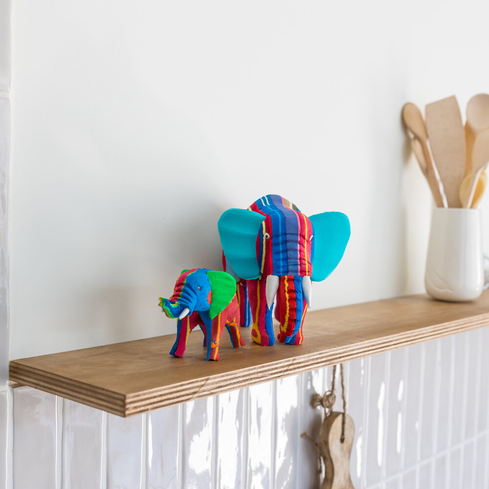 Ensemble éléphant petit + moyen