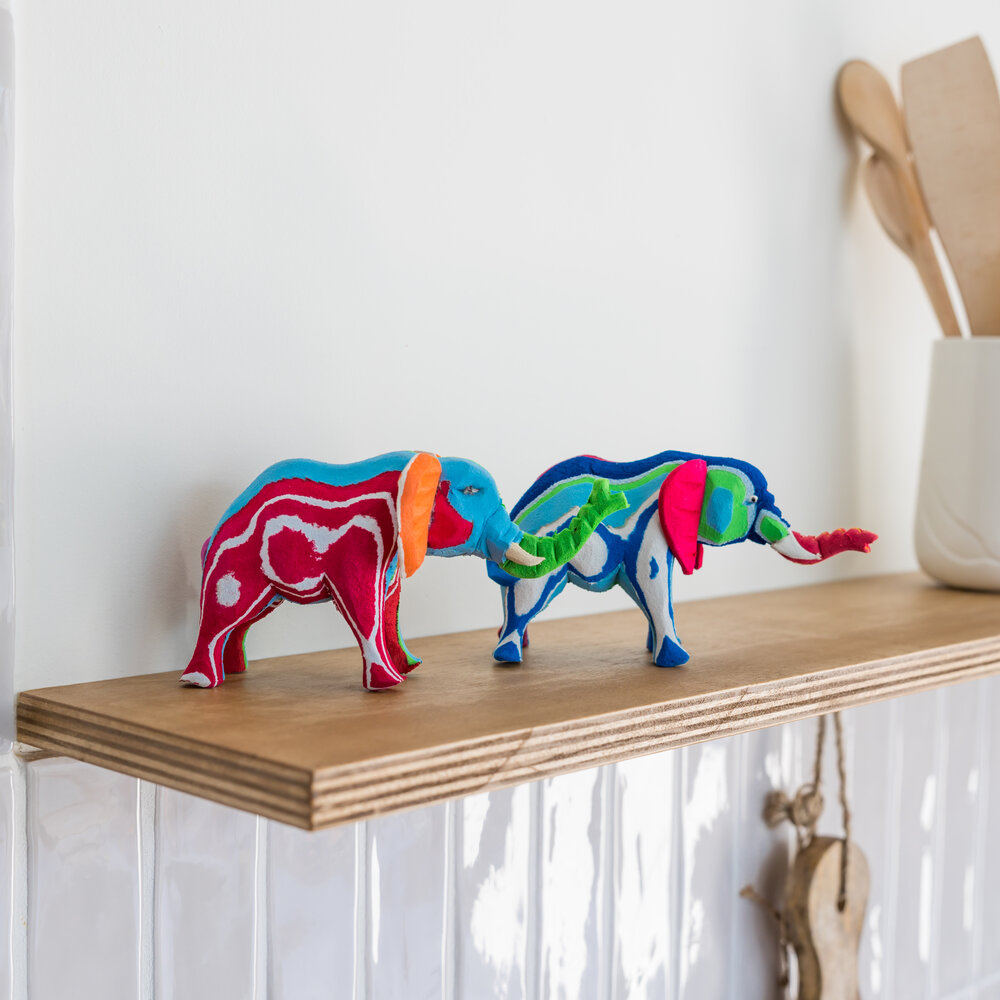 Safari-Set (Elefant, Giraffe und Warzenschwein)