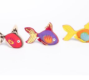 Poisson corail petit - lot de trois