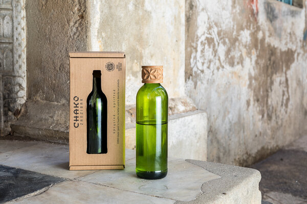 Karaffe Kitale mit Holzkappe