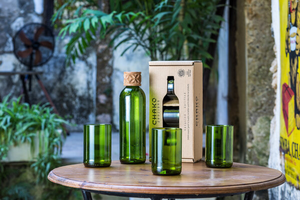 Karaffe Kitale mit Holzkappe