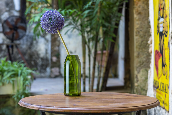 Vase Asmini dark green 18cm