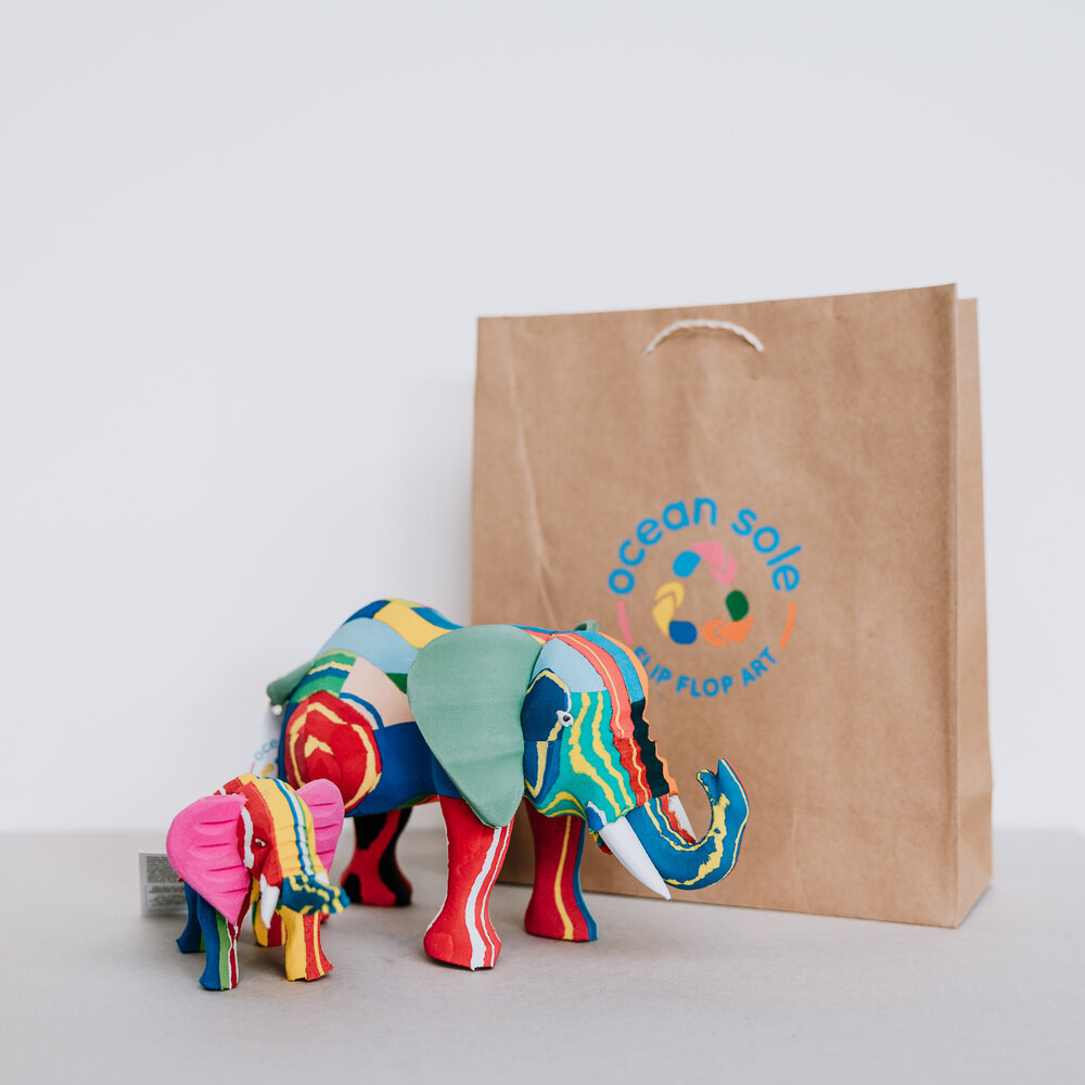 Ensemble éléphant petit + moyen