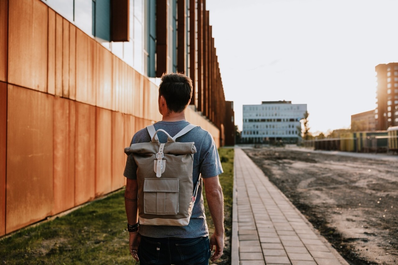Sac à dos durable fabriqué à partir d'uniformes