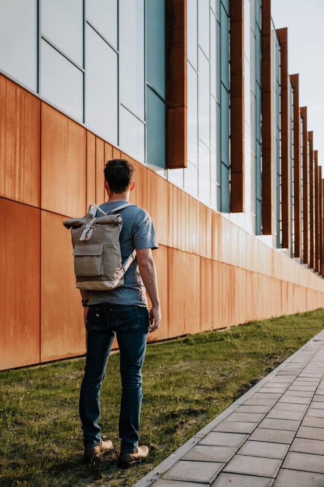 Sac à dos durable fabriqué à partir d'uniformes