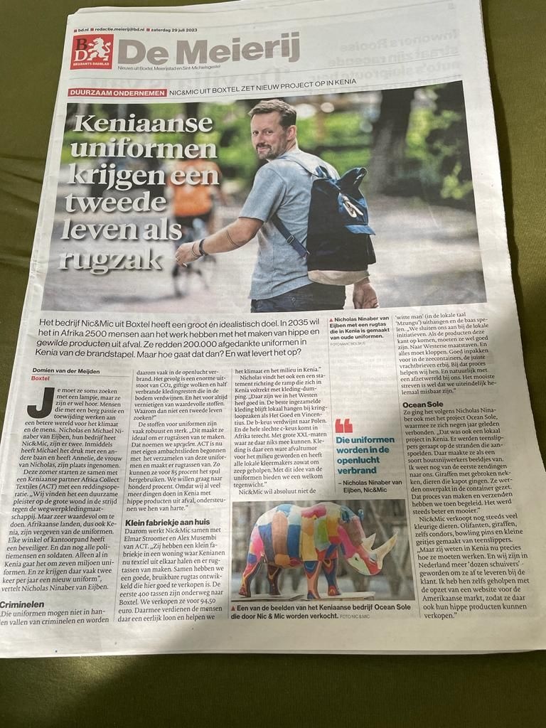 Gespot in het Brabants Dagblad
