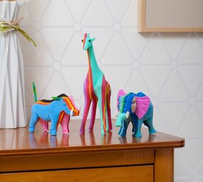 Safariset (Olifant, Giraffe en Wrattenzwijn) Safariset (Olifant, Giraffe en Wrattenzwijn)