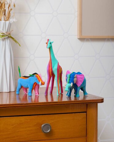 Safari set (Elephant, Giraffe and Warthog)