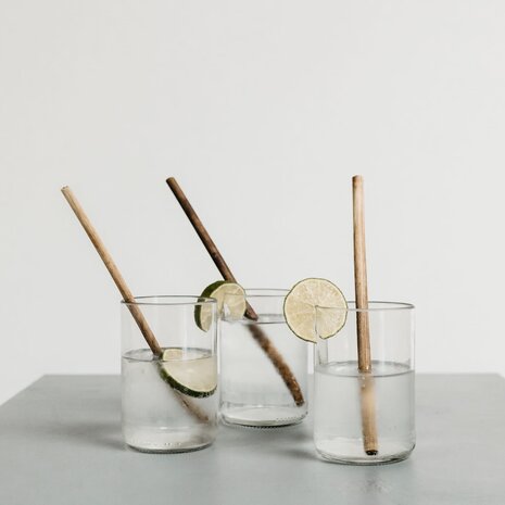 Longdrinkglazen Dafu - set van 6 - 11cm - transparant