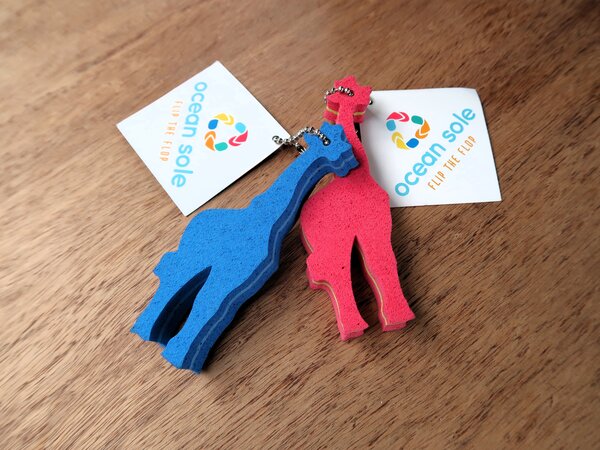 giraffe sleutelhanger giraffe sleutelhanger
