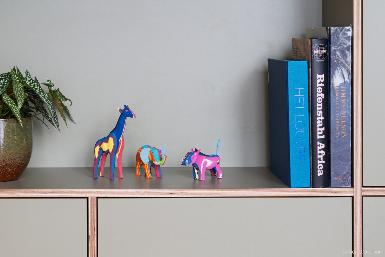 Safariset (Olifant, Giraffe en Wrattenzwijn)