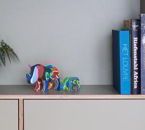 Neushoorn set small + medium