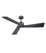 Design Black plafondventilator zwart – 132 cm