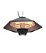 Heat & Light infrarood terrasverwarmer met verlichting – zwart