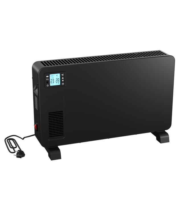Elektrische kachel Deluxe Zwart – Slimme Warmte, Stijlvol Design