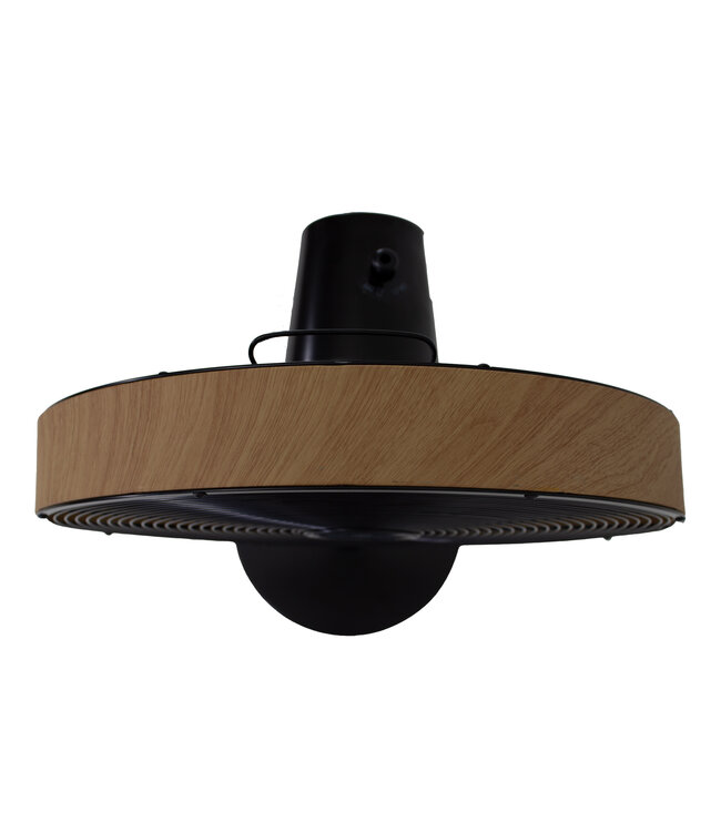 Premium Wood staande ventilator houtlook
