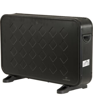 E-Heat Convectiekachel 2000W zwart – Essential met thermostaat