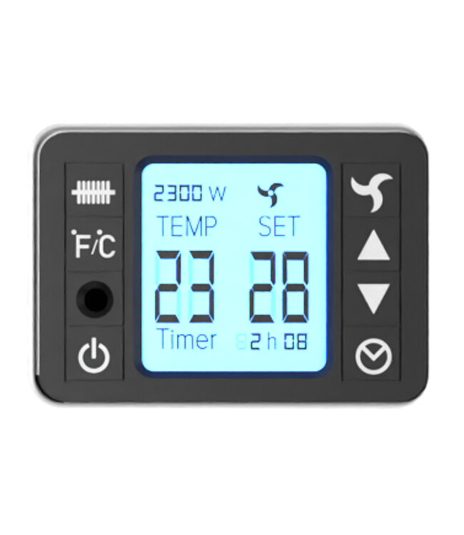 Elektrische kachel Deluxe Wit