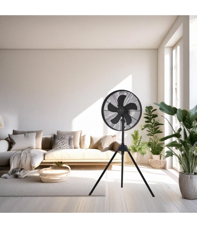 Tripod Black – Staande ventilator met 3 poten