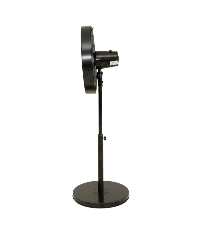 Premium Black staande ventilator zwart