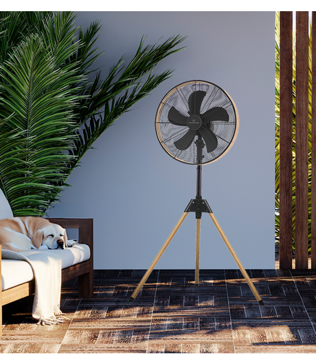 Tripod Wood - Staande ventilator met 3 poten