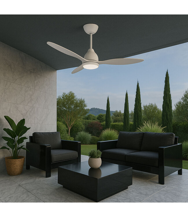 Aerolight  Plafondventilator met LED Verlichting en Afstandsbediening