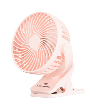 A-Flow Clip-On Pink mini ventilator roze met klem